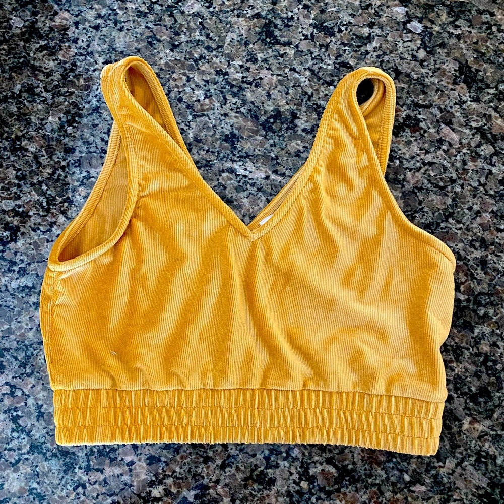 Mustard yellow bralette